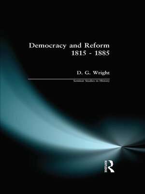 cover image of Democracy and Reform 1815--1885